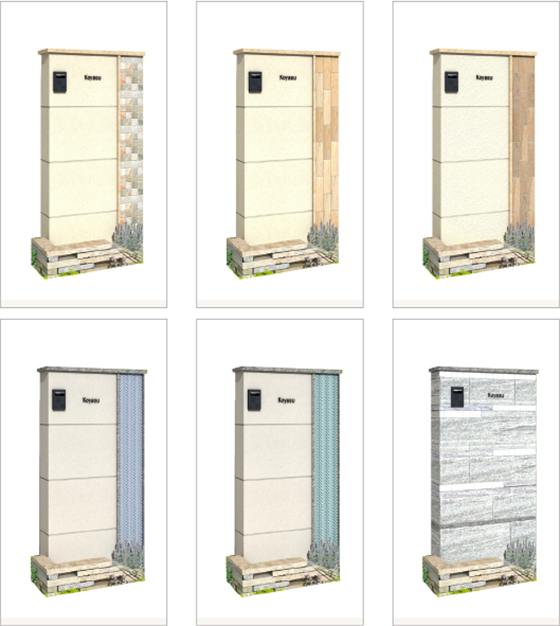 門柱完成予想図