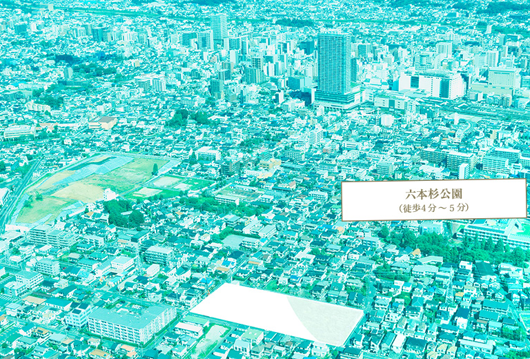 現地付近空撮